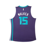 Kemba Walker Autographed & Inscribed Charlotte Hornets Swingman Away Jersey