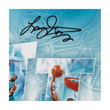 Larry Johnson Autographed "LJ" 8 x 10