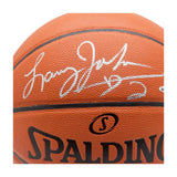 Larry Johnson Autographed Spalding Indoor/Outdoor Basketball