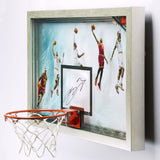 LeBron James Autographed "Chronology Jam" Backboard