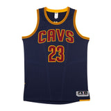 LeBron James Autographed Cleveland Cavaliers Alternate Blue Authentic Adidas Jersey