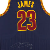 LeBron James Autographed Cleveland Cavaliers Alternate Blue Authentic Adidas Jersey