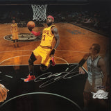 LeBron James Autographed "Liftoff" 16 x 20 Shadow Box