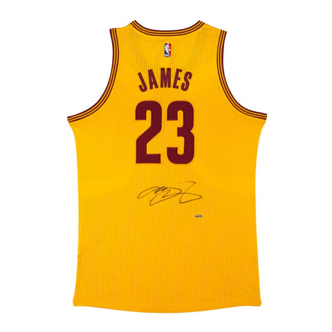 LeBron James Signed Cleveland Cavaliers Authentic Adidas Alternate Jersey