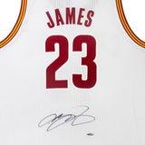 LeBron James Signed Cleveland Cavaliers Authentic Adidas Home Jersey