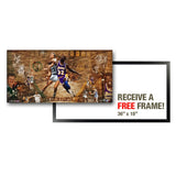 Magic Johnson & Larry Bird Autographed Arch Rivals 36 x 18