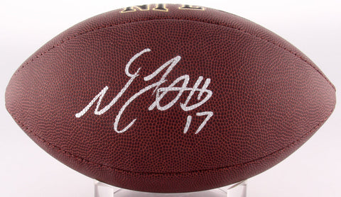 DAVANTE ADAMS Signed Wilson Football Beckett BAS COA