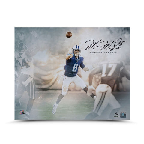 Marcus Mariota Autographed "Rising Star" 16 x 20 Photo