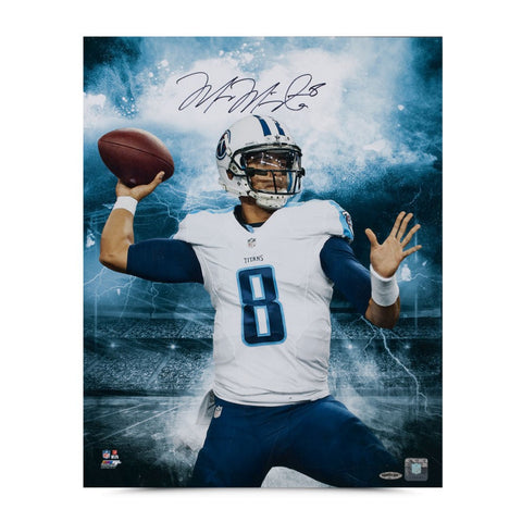 Marcus Mariota Autographed "Stadium Series" 16 x 20 Photo