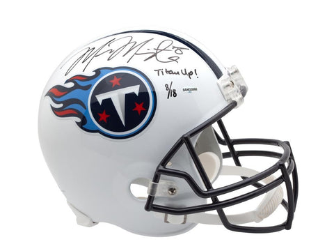 Marcus Mariota Signed & Inscribed Tennessee Titans Schutt Replica Helmet