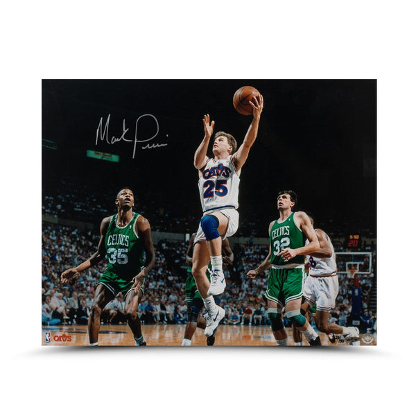 Mark Price Autographed "Lefty Layup" Photo