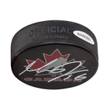 Max Domi Autographed Team Canada Puck