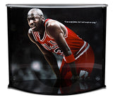 Michael Jordan Failure Quote & Large "Curve" Multi-Purpose Memorabilia Display Case