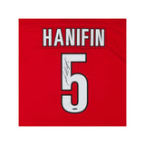 Noah Hanifin Autographed Red Reebok Premier Carolina Hurricanes Jersey