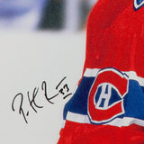 Patrick Roy Autographed "Beginnings" 20 x 24 Canvas