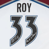 Patrick Roy Autographed & Inscribed Authentic Heroes of Hockey White Colorado Avalanche Jersey