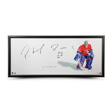 Patrick Roy Autographed The Show "Stand-up" 46 x 20 Framed