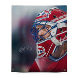 Patrick Roy Autographed "Up Close & Personal" 20 x 24 Canvas