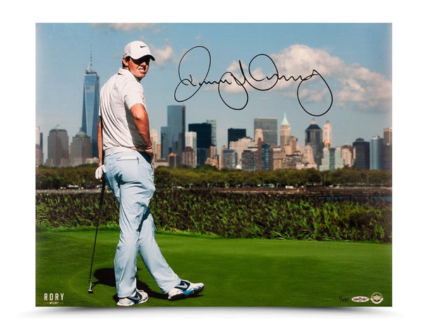 Rory McIlroy Autographed NYC Print