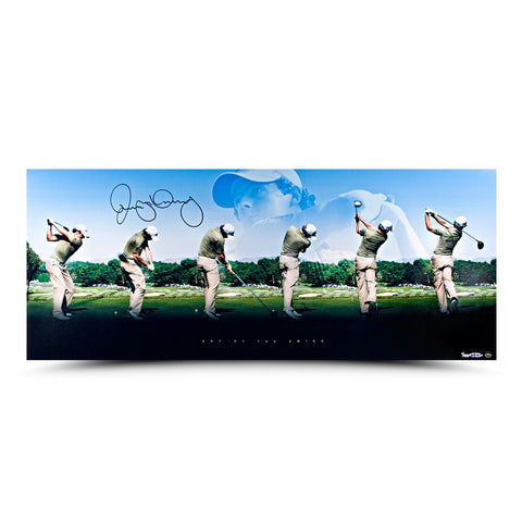 Rory McIlroy Autographed Art of The Swing Panoramic Picture