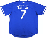 ROYALS BOBBY WITT JR. AUTOGRAPHED BLUE NIKE JERSEY XL BECKETT WITNESS 228964