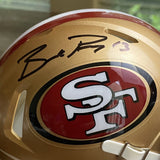 BROCK PURDY AUTOGRAPHED SIGNED SAN FRANCISCO 49ERS MINI HELMET BECKETT