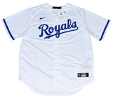 PATRICK MAHOMES AUTOGRAPHED KANSAS CITY ROYALS #15 WHITE NIKE JERSEY BECKETT