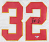 Marcus Allen Signed Kansas City Chiefs Jersey (Beckett COA) SB XVIII MVP R.B.