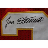 Jan Stenerud Autographed/Signed Custom Red XL Jersey HOF Beckett 48497