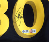 Warriors Stephen Curry Autographed Signed Black Nike Jersey Beckett QR #1W134066