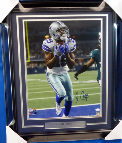 AMARI COOPER AUTOGRAPHED SIGNED FRAMED 16X20 PHOTO DALLAS COWBOYS JSA 155020