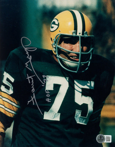 Forrest Gregg Autographed Green Bay Packers 8x10 Photo HOF BAS 47855