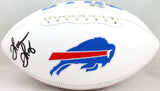 Thurman Thomas Autographed Buffalo Bills Logo Football-Beckett W Hologram *Black