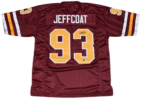 JIM JEFFCOAT SIGNED AUTOGRAPHED ARIZONA STATE SUN DEVILS #93 JERSEY BECKETT