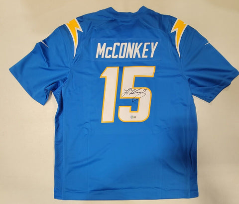 LADD McCONKEY SIGNED LOS ANGELES CHARGERS NIKE SCREENPRINT XL JERSEY BECKETT QR