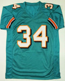 Ricky Williams Signed Teal Pro Style Jersey w/Smoke Weed Insc - JSA W Auth *4