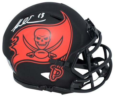 MIKE EVANS SIGNED TAMPA BAY BUCCANEERS BUCS ECLIPSE SPEED MINI HELMET BECKETT