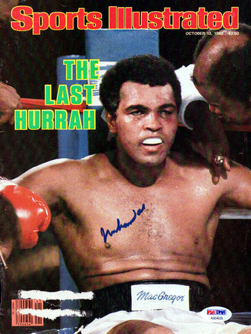 Muhammad Ali Autographed Sports Illustrated Magazine Cover PSA/DNA #AB04635