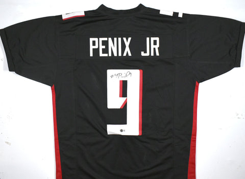 Michael Penix Jr. Autographed Black Pro Style Jersey - Beckett W Hologram *Black