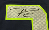 SEAHAWKS RUSSELL WILSON AUTOGRAPHED BLUE NIKE TWILL JERSEY SIZE XXL RW 71432