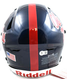 AJ Brown Autographed Ole Miss Rebels F/S Speed Flex Helmet - Beckett W Hologram