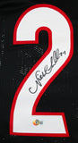 Nick Chubb Autographed Black College Style Jersey *2- Beckett W Hologram *Black