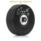 Owen Tippett Autographed Signed Philadelphia Flyers Hockey Logo Puck Beckett