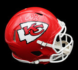 Clyde Edwards Helaire Signed Kansas City Chiefs Speed Authentic NFL Helmet