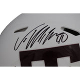 Von Miller Signed Texas A&M Aggies Authentic White Full Size Helmet BAS 48677