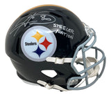 Hines Ward Signed Steelers Full Size Replica Speed Helmet Steeler Nation BAS