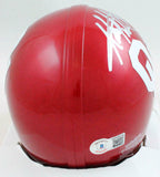 Adrian Peterson Signed OU Sooners Mini Helmet- Beckett W Hologram *Silver