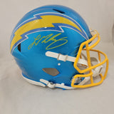 LADD MCCONKEY SIGNED LA CHARGERS F/S FLASH SPEED AUTHENTIC HELMET BECKETT QR