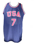 Shawn Kemp Signed USA Basketball Custom Jersey (Beckett COA) Seattle Supersonics