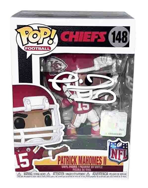 PATRICK MAHOMES SIGNED KANSAS CITY CHIEFS #148 FUNKO POP FIGURE BECKETT